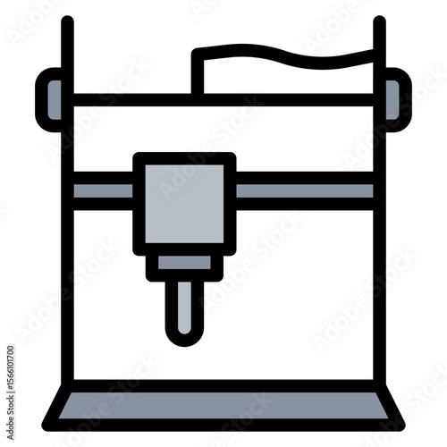 Bed Leveling icon vector image. Can be used for Additive Maufacturing.