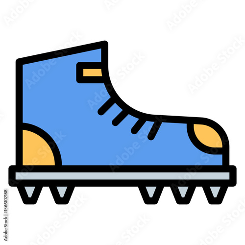 Crampons icon vector image. Can be used for Rock Climbing.