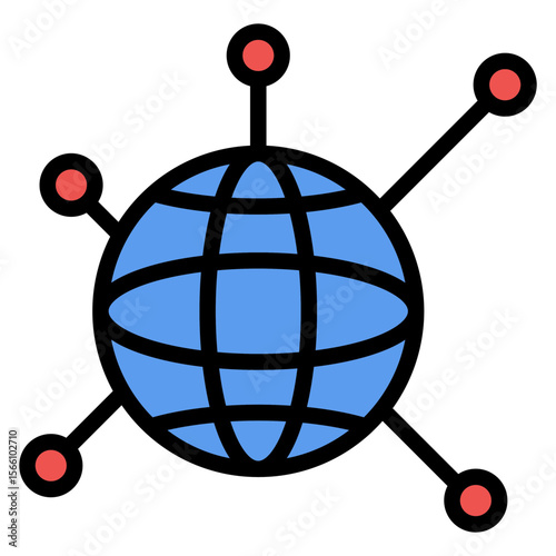 Networking icon vector image. Can be used for Job Fair.