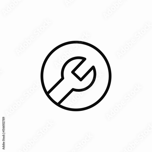 repair tool icon sign vector