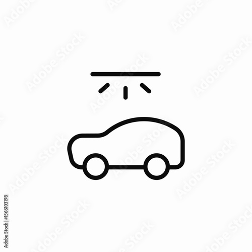 sirine car emergency icon sign vector