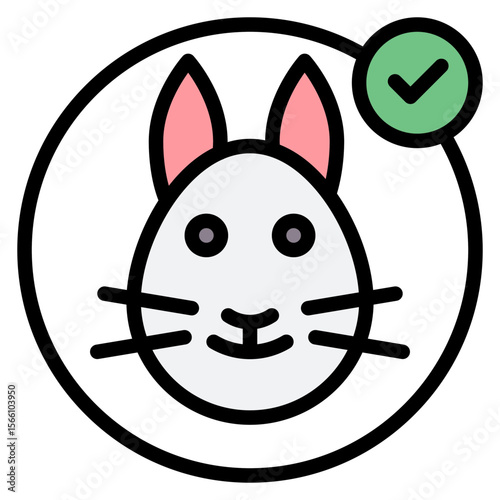 Cruelty Free icon vector image. Can be used for Sun Protection.
