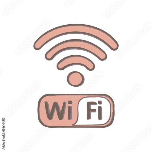 Wifi icon, sign, signal, symbol