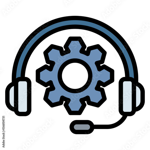 Support icon vector image. Can be used for Organization.
