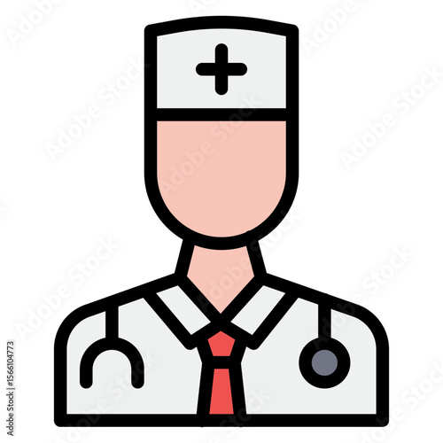Doctor icon vector image. Can be used for Tuberculosis.