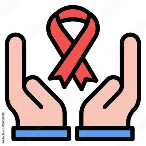 Hope Symbol icon vector image. Can be used for Tuberculosis.