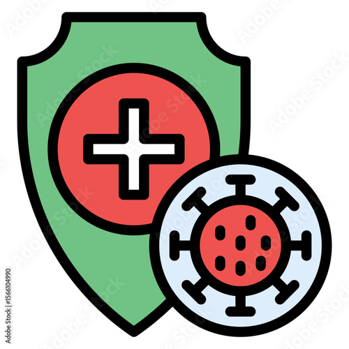 Immune System icon vector image. Can be used for Tuberculosis.