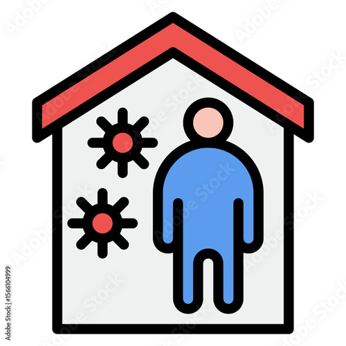 Isolation Room icon vector image. Can be used for Tuberculosis.