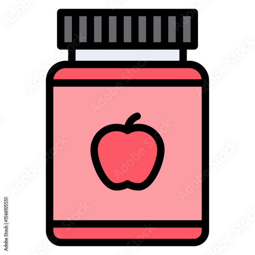 Fruit Jam icon vector image. Can be used for Brunch.