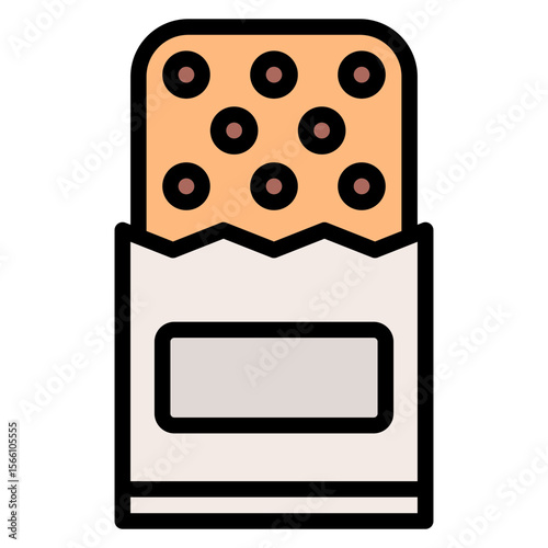 Hash Browns icon vector image. Can be used for Brunch.