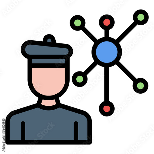 Influence icon vector image. Can be used for Thought Leadership.