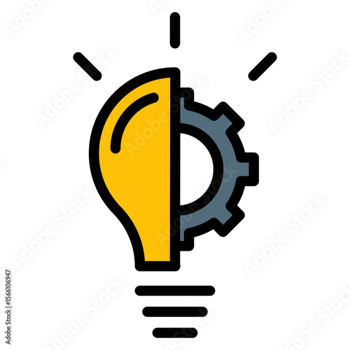 Innovation icon vector image. Can be used for Thought Leadership.