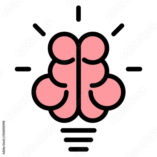 Knowledge icon vector image. Can be used for Thought Leadership.