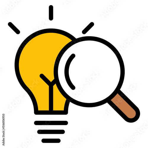 Insight icon vector image. Can be used for Thought Leadership.