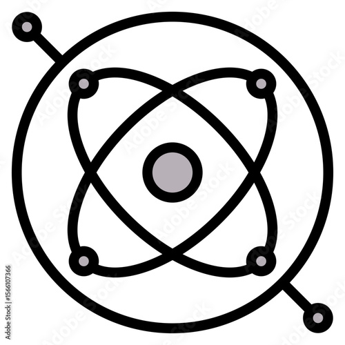 Gyroscope icon vector image. Can be used for Sensors.
