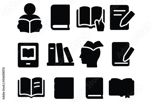 Learning and writing icons book reading
