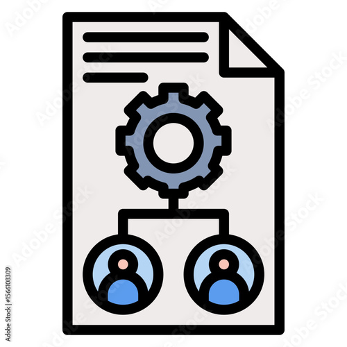 Onboarding Process icon vector image. Can be used for Business Onboarding.