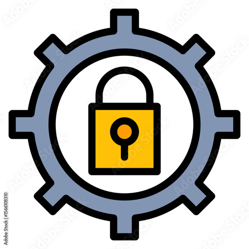 Password Setup icon vector image. Can be used for Business Onboarding.