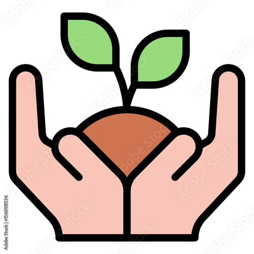 Biodiversity icon vector image. Can be used for World Environment Day.