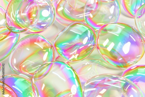 Background texture made of overlapping transparent crystalline shapes, soft light, pastel tones, realistic surface reflections.
