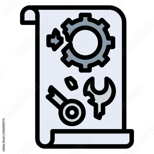 Breakdown icon vector image. Can be used for Business Disruption.