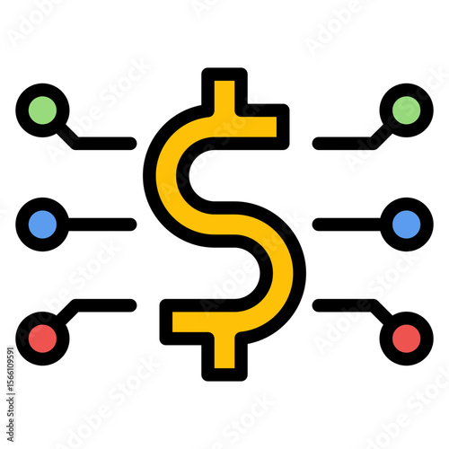 Disruption icon vector image. Can be used for Business Disruption.