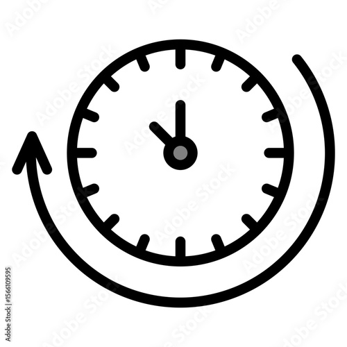 Downtime icon vector image. Can be used for Business Disruption.
