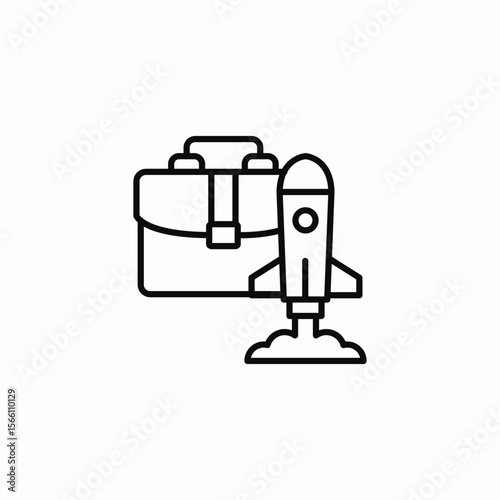 business startup icon sign vector