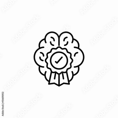 certified knowledge icon sign vector