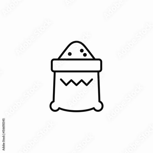 full sack icon sign vector