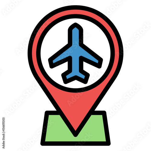 Navigation icon vector image. Can be used for Airplane.