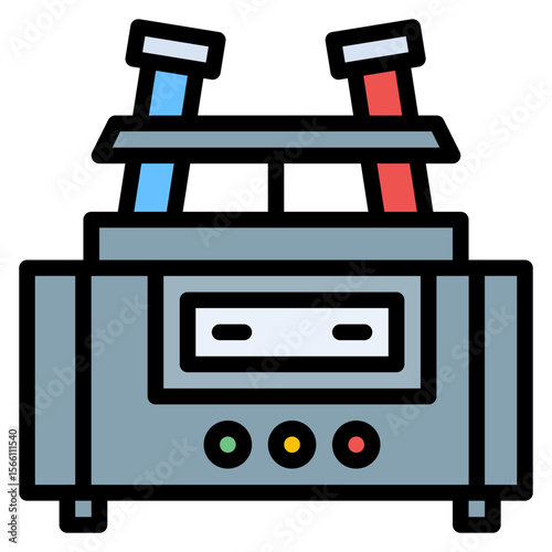 Centrifuge icon vector image. Can be used for Virtual Lab.