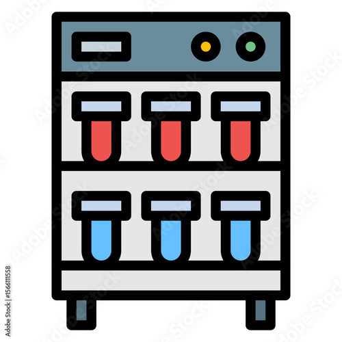 Incubator icon vector image. Can be used for Virtual Lab.