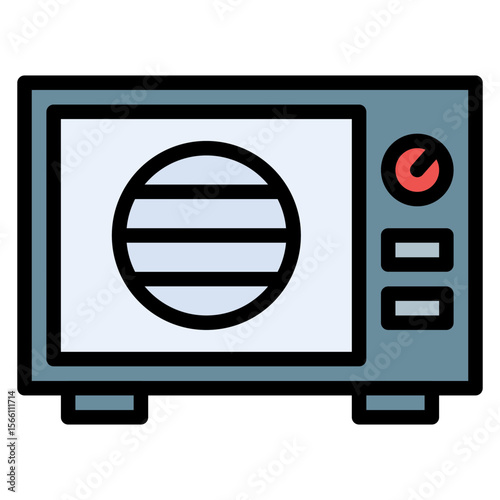 Lab Oven icon vector image. Can be used for Virtual Lab.