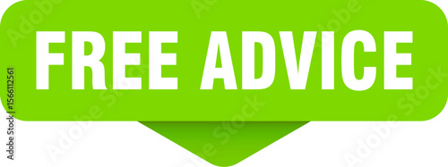 free advice sticker. free advice sign on transparent background