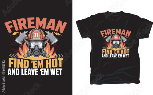 fire firefighter sublimation t shirt design