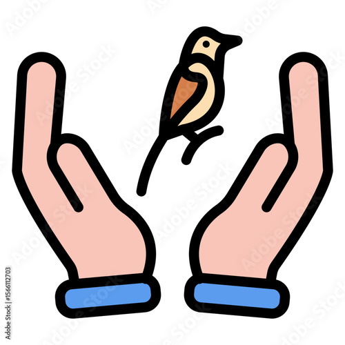 Freedom icon vector image. Can be used for Social Justice.