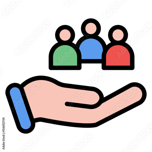 Equity icon vector image. Can be used for Social Justice.