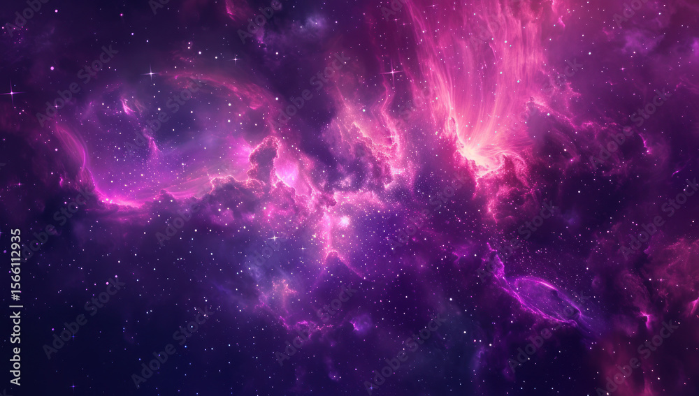 Vast Colorful Deep Space Nebula Vast Colorful Deep Space Nebula