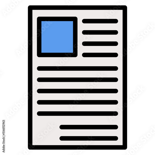 Application icon vector image. Can be used for Hiring Process.