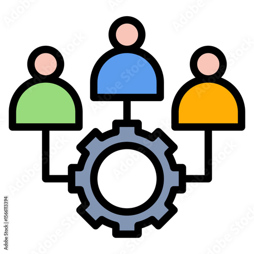 Onboarding icon vector image. Can be used for Hiring Process.