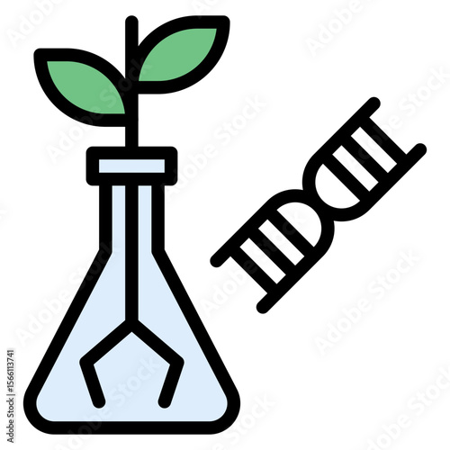 Biotechnology icon vector image. Can be used for Digital Disruption.