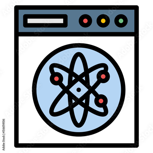 Quantum Leap icon vector image. Can be used for Digital Disruption.