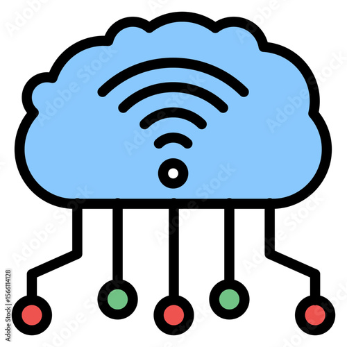 Smart Tech icon vector image. Can be used for Digital Disruption.