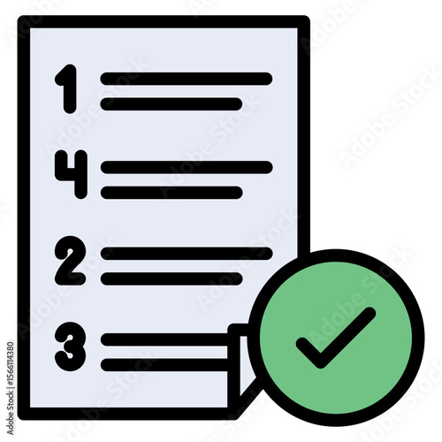 Acceptance Testing icon vector image. Can be used for Software Testing.
