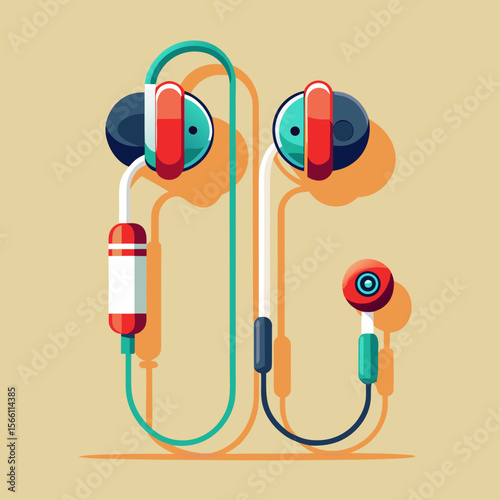 vector illustration of an abstract background with circles
