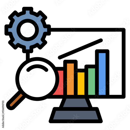 Test Harness icon vector image. Can be used for Software Testing.
