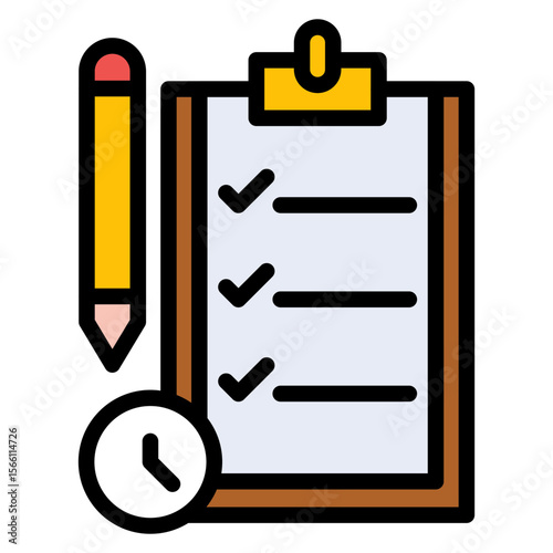 Test Plan icon vector image. Can be used for Software Testing.