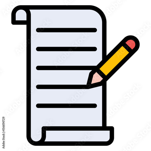 Test Report icon vector image. Can be used for Software Testing.