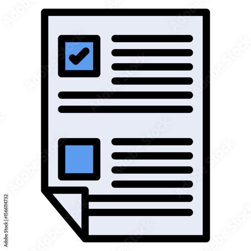 Test Result icon vector image. Can be used for Software Testing.